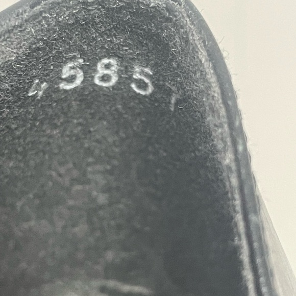 Stuart Weitzman Ribbed Black Stretch Square Toe Wedge Heel, Like New, 8AA - Picture 5 of 9